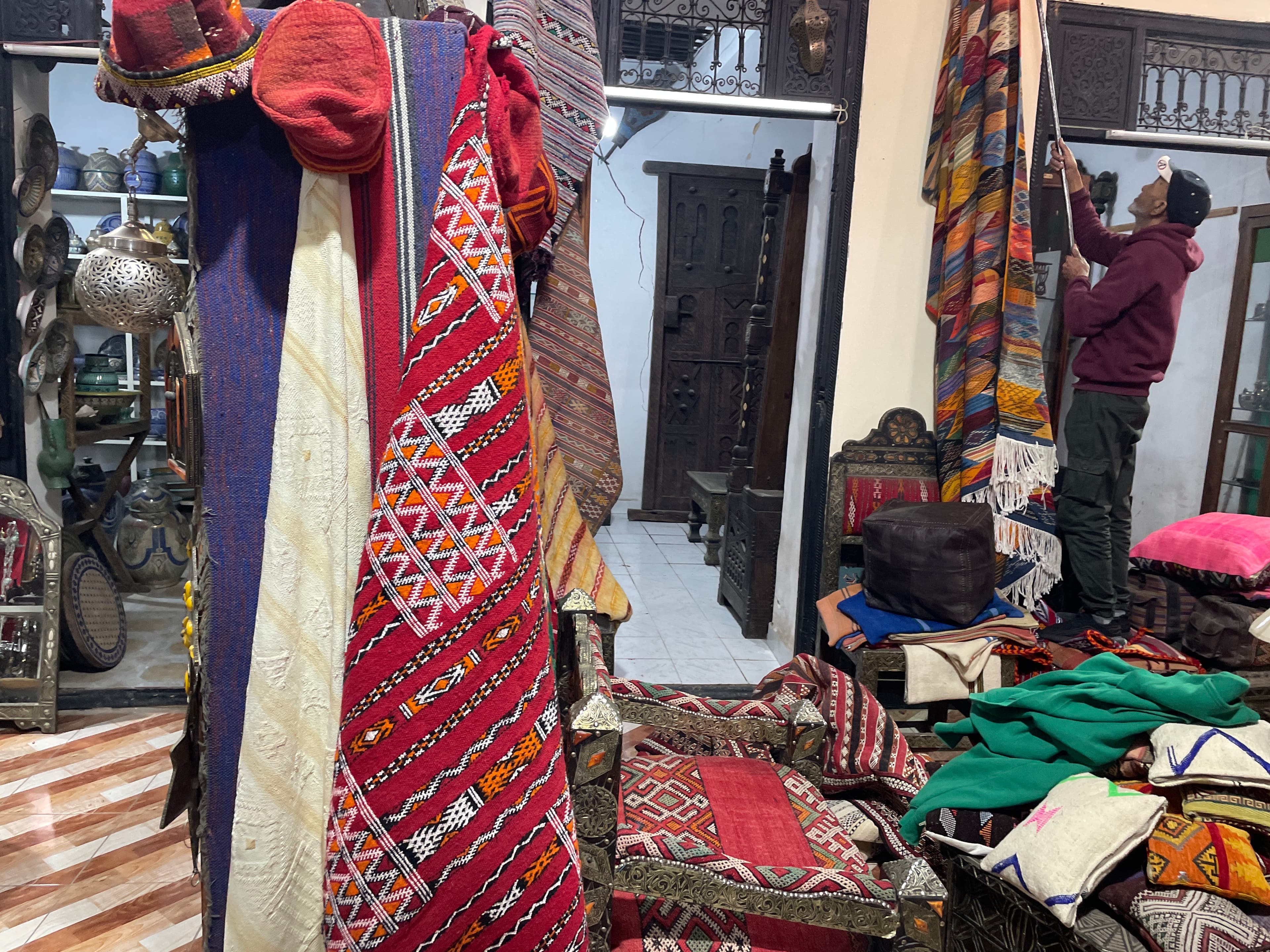 How a Moroccan Rug Travels From the Loom to Your Home